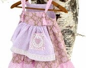 Girls Apron Knot Dress Size 2