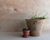 vintage woven basket