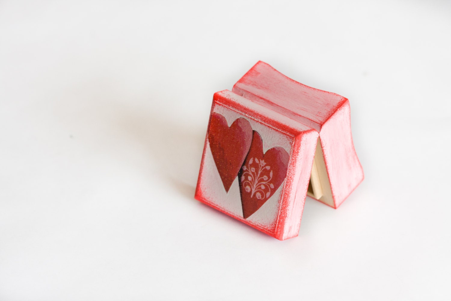 Pink Wedding Box, Red Hearts Ring Bearer, Proposal Box, Rustic Wedding Wood Box, Wedding Pillow ohtteam