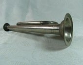 Vintage Small Tin Toy Bugle Made in Japan Child Size Great for Musician Decorative Piece Horn