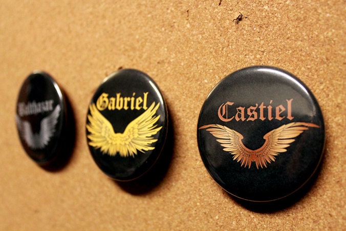 Balthazar - Gabriel - Castiel - Wings Badge