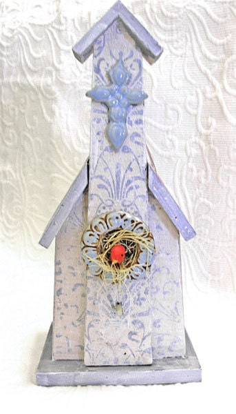 Bird House Church Whimsical Wedding Jewel Tones Blue Mothers Day
