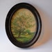 Print Vintage Springtime Oval Frame Advertisement Boulder Grocery 1910s Art Nouveau