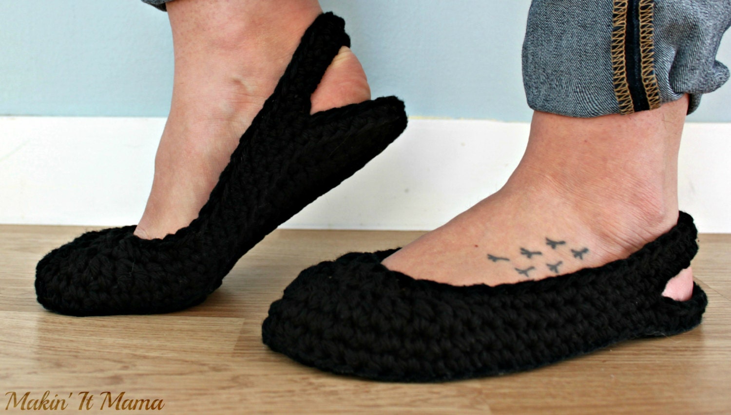 Women's Cozy House Slippers, Summer Slippers, Slingback Slippers, sizes 3-12