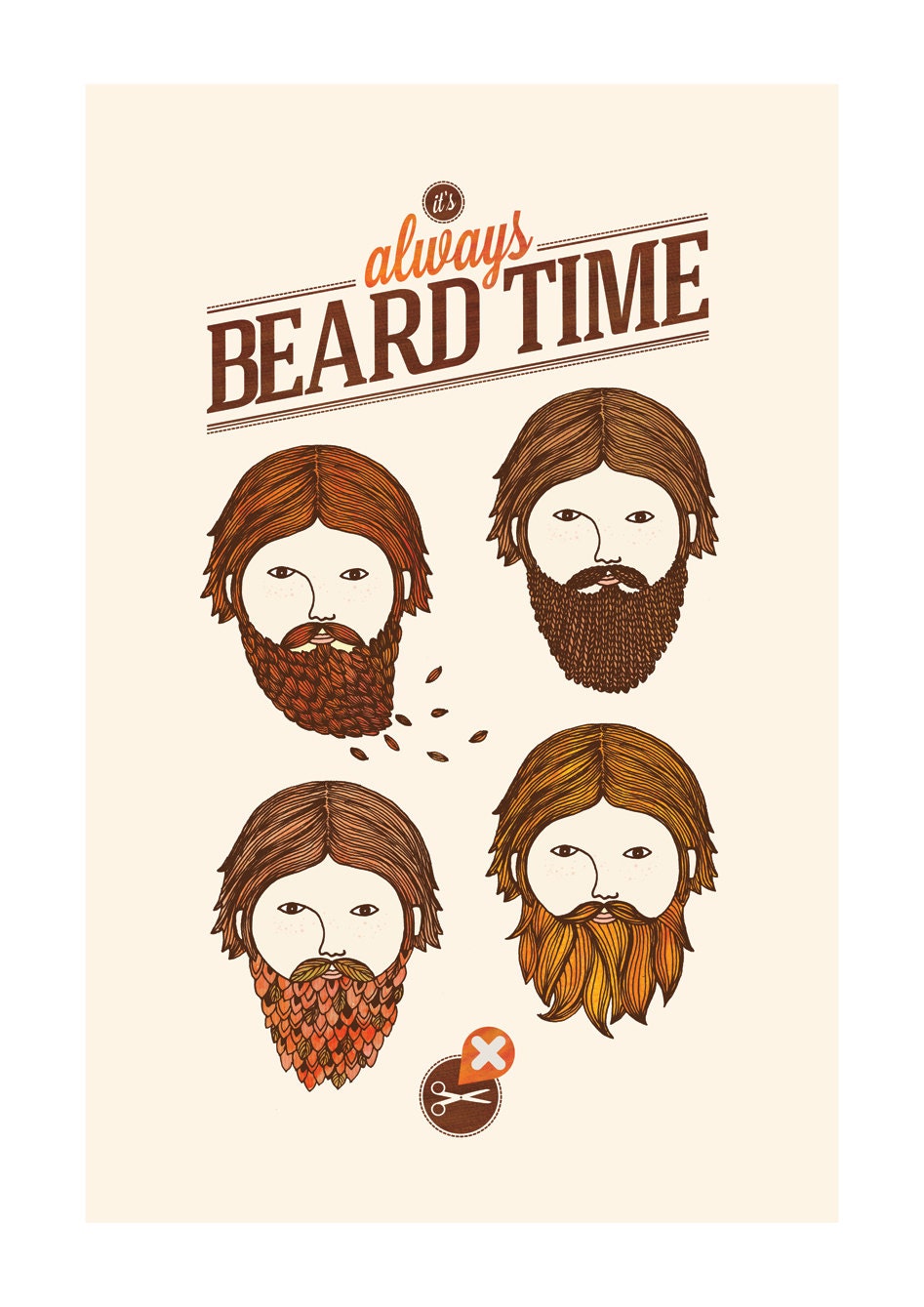 It's always beard time - poster