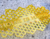 Home Is Here: Window Word - Yellow Honeycomb Suncatcher