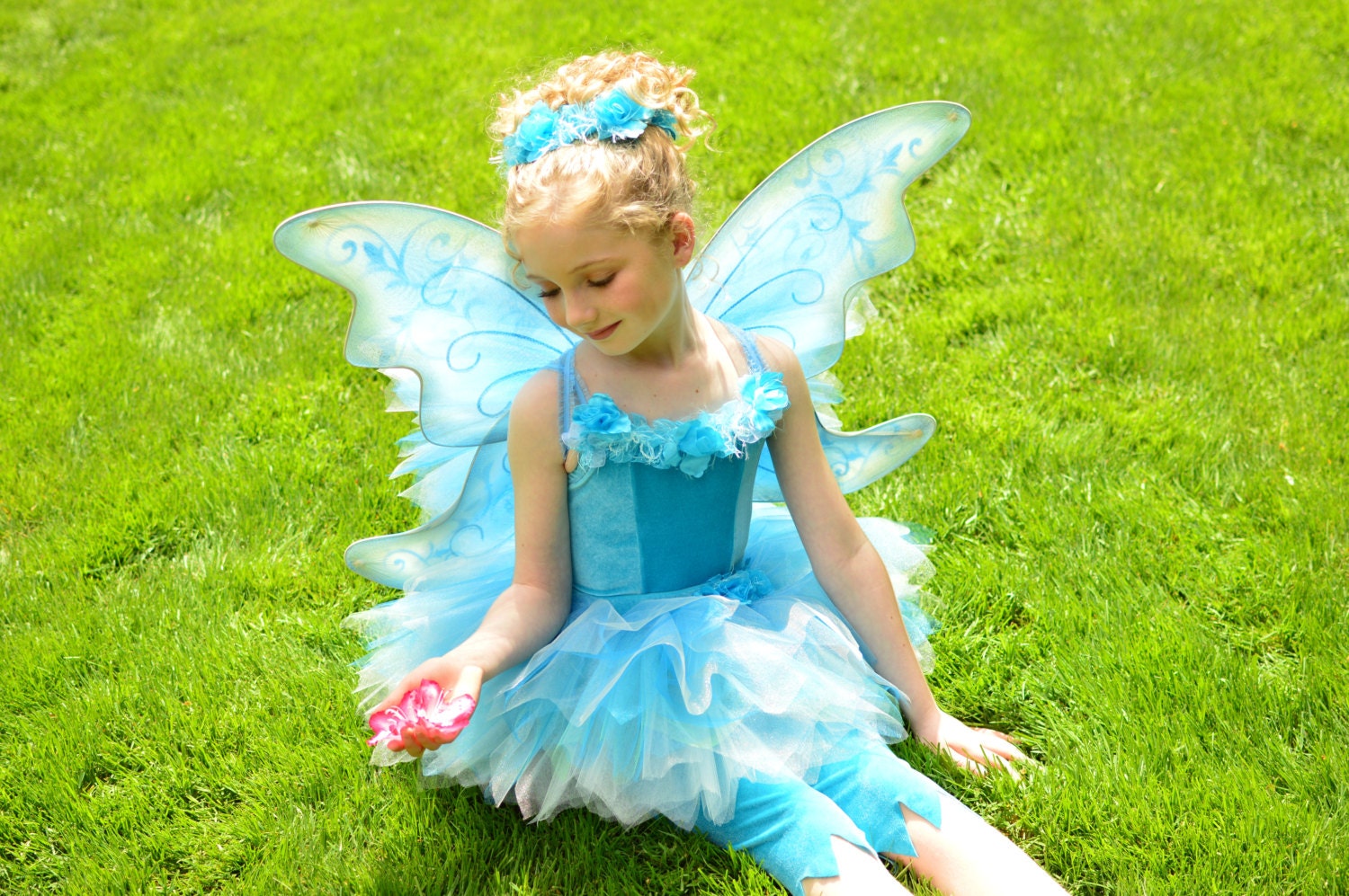 Periwinkle Fairy Costume Tutu Dress