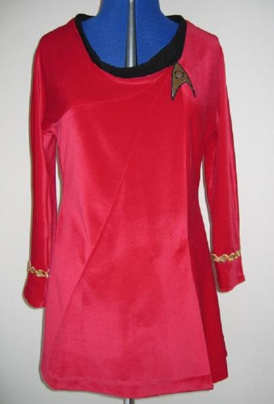 Replica Star Trek Uhura red dress