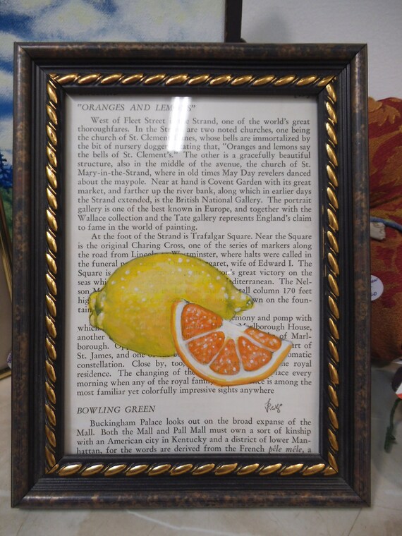 Oranges and Lemons Say the Bells of St. Clement's by VickiNobleArt