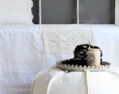 Burlap XLarge Pouf/Ottoman