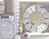 Vintage Face Clock - Brass Metal