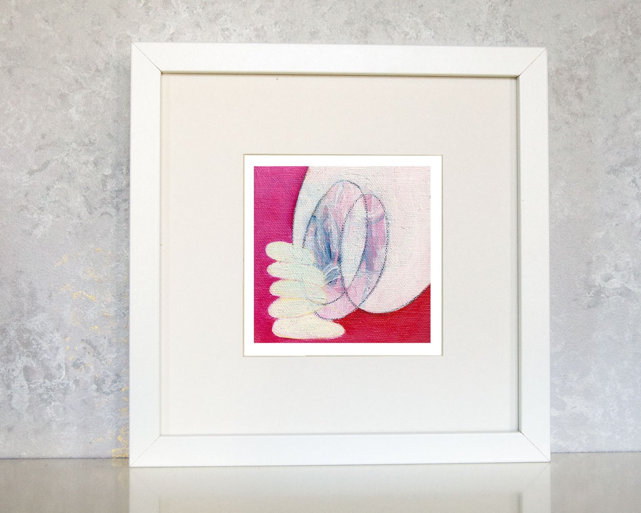 Abstract art print - 4"x4" wall art - No.16