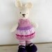Eco Friendly Kids Toy, Natural Stuffed Animal Toy, Bunny Rabbit, Waldorf Toy, handKnit by Woolies - Ready to Ship