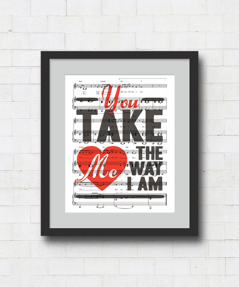 You Take Me the Way I Am Art Print 8x10 Ingrid