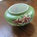 Vintage Antique Victorian Hand Painted Glass Globe Lamp Shade IRIS