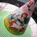 Reserved for Monte.......Vintage childs party hat, nursery rhymes, crepe paper, F.W. Woolworth Co.