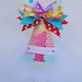 Rainbow Birthday Party Hat with Ombre Polka Dots