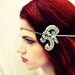 Art Deco Rhinestone Headpiece - Swarovski Crystal Headdress - Vintage Wedding Flapper Costume