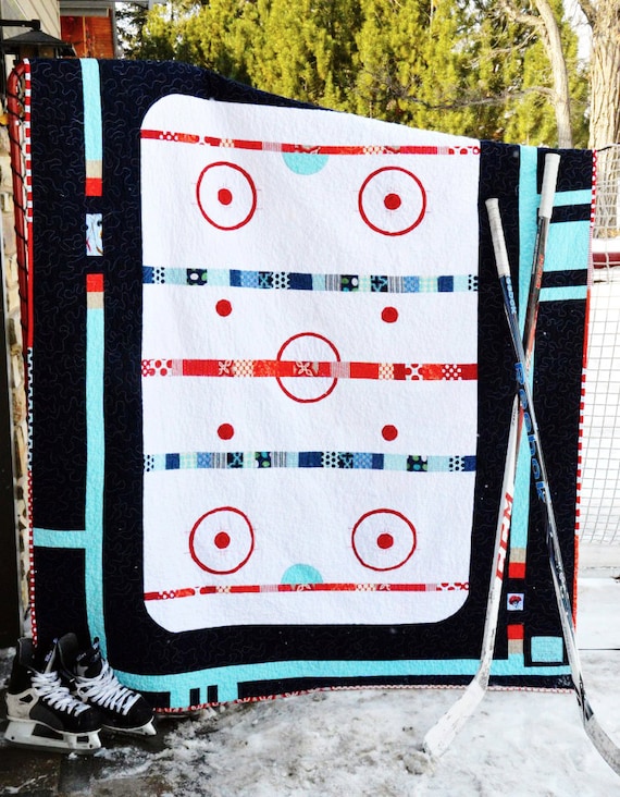 PATTERN: The Good Old Hockey Game Quilt Pattern (PDF format)