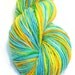 Handpainted yarn, worsted/ aran weight merino wool, 150 yards - 4 ounces/ 114 grams