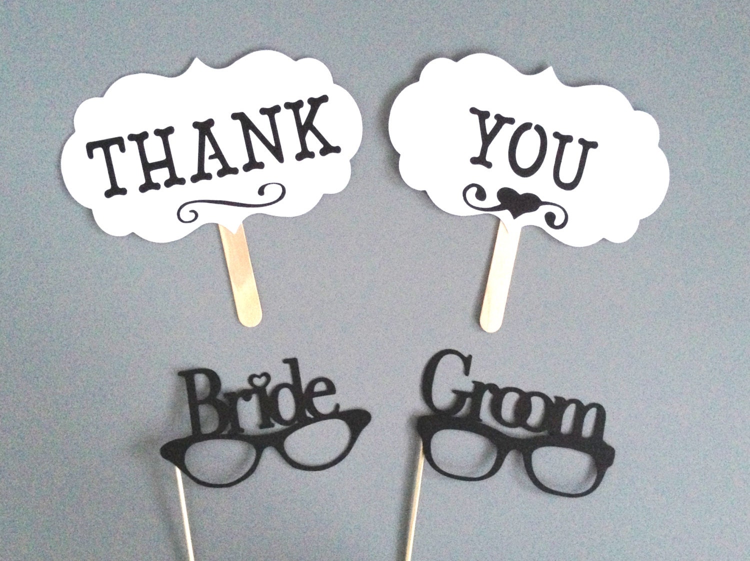 props for bride and groom