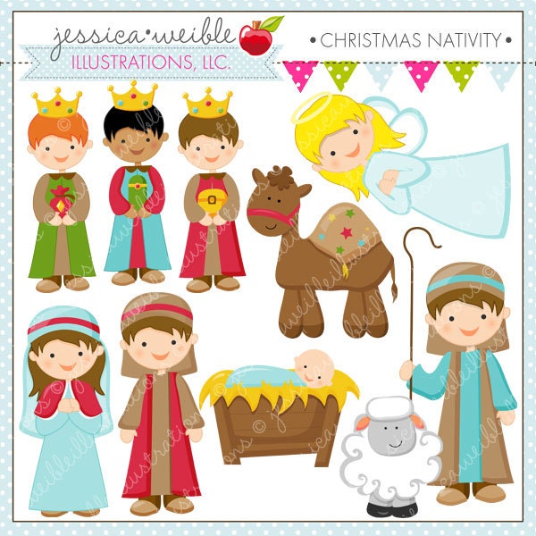 christmas nativity clipart images - photo #9