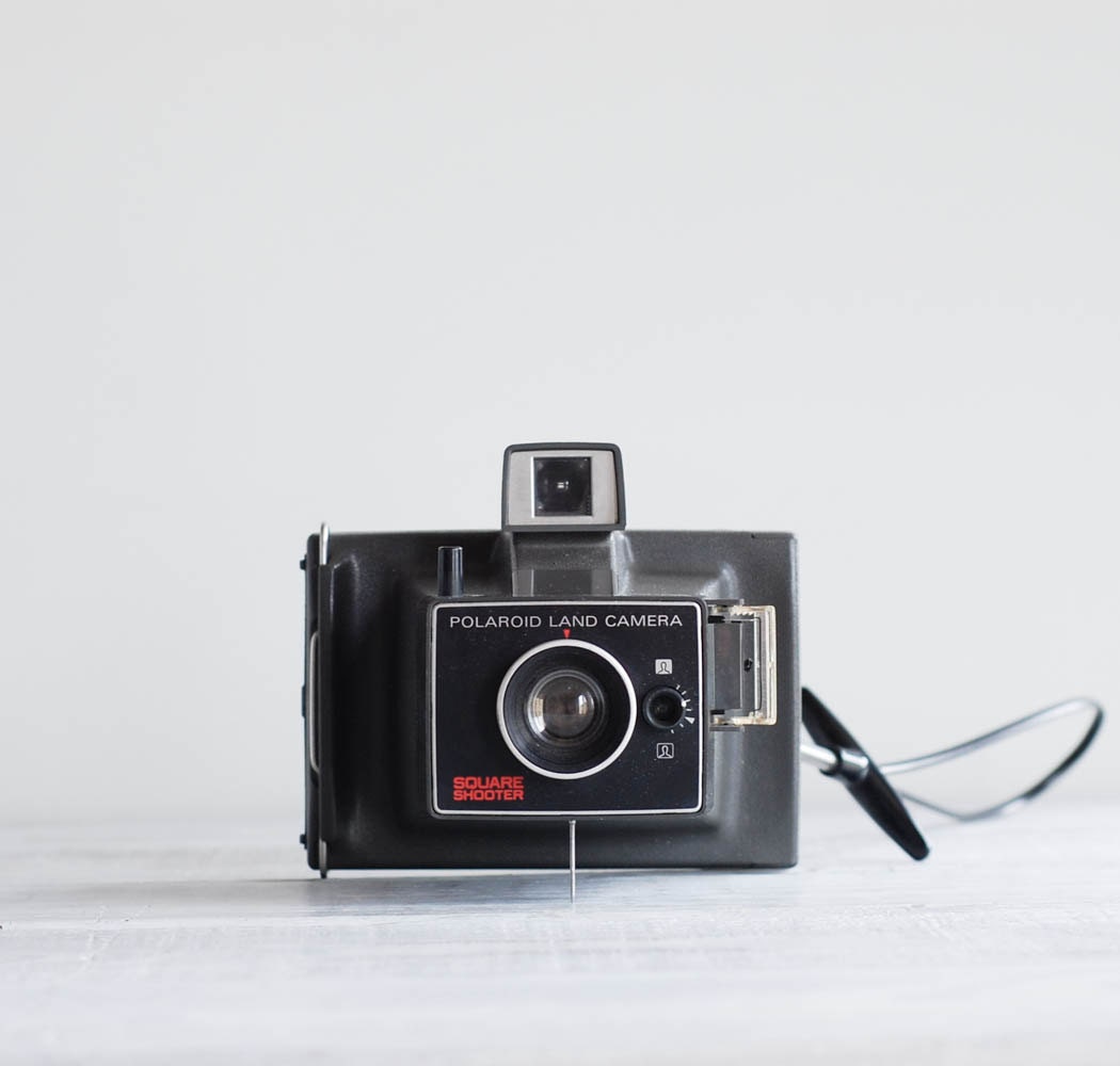 1970s Polaroid Square Shooter Camera / Vintage Polaroid Land Camera