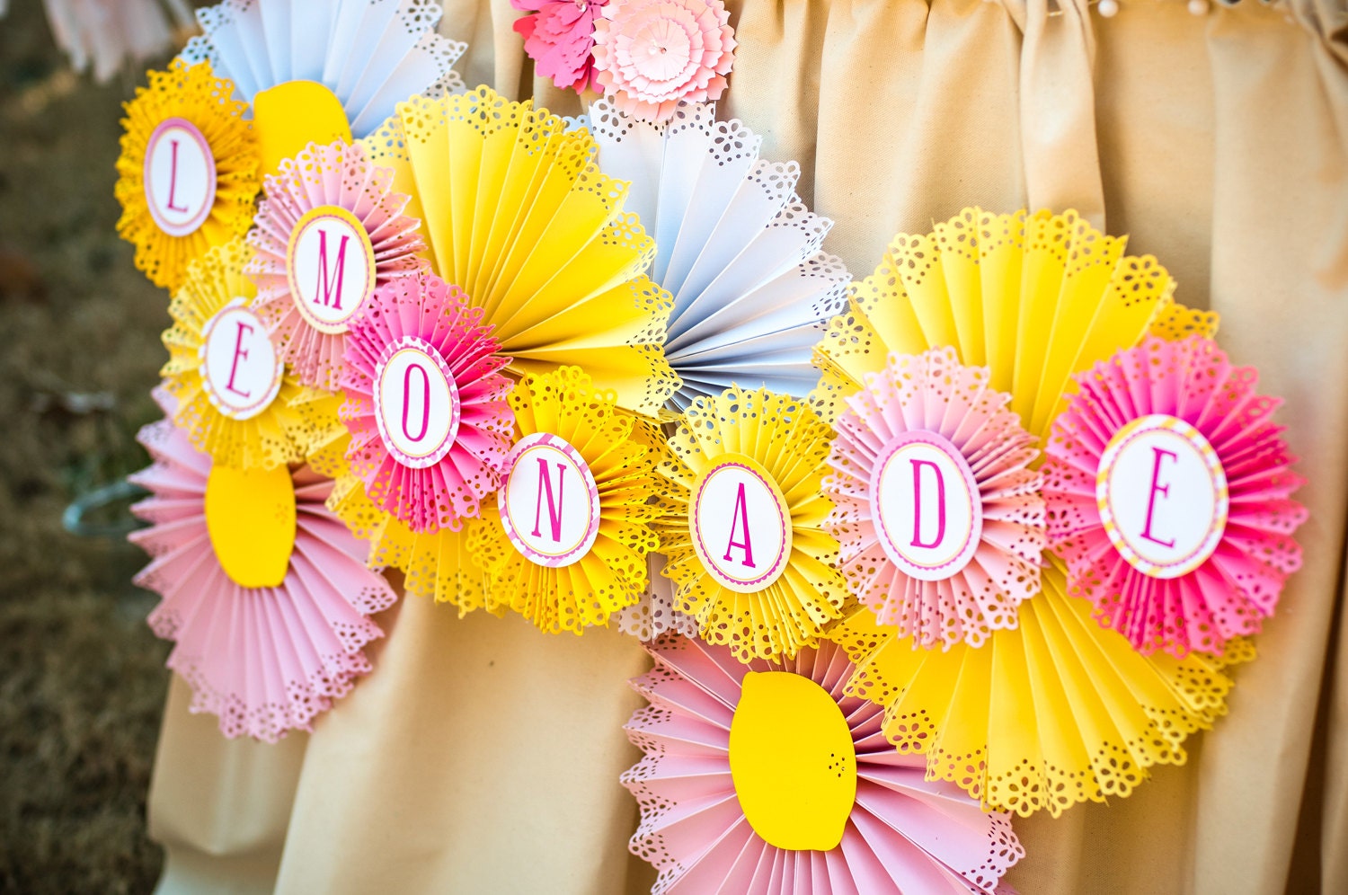 Pink Lemonade Printable Lemonade banner Il_570xn