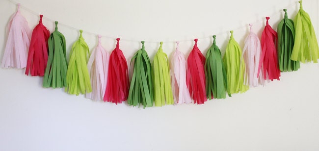 Tissue Tassel Garland Kit - Preppy Il_570xn
