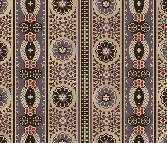 Items similar to Civil War Reproduction Fabric by Carrie Quinn for Blue