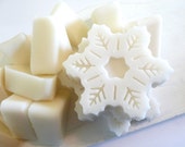 Vanilla Bean Soy Wax Melts 7oz, Snowflakes, Christmas Winter Tarts - Mylana