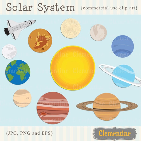 clipart planets solar system - photo #8