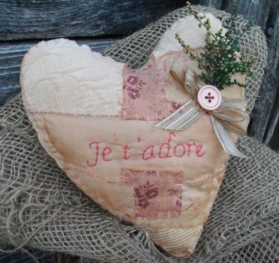 diy valentines day heart pillow