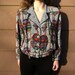 Rad Indian Tribal Design rayon jacket size Small