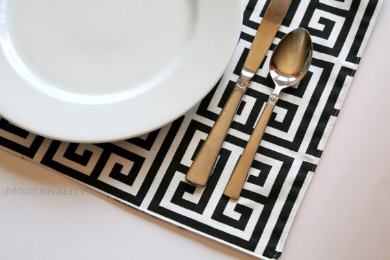 Reversible Placemats Set of 4 Premier Prints by Modernality2