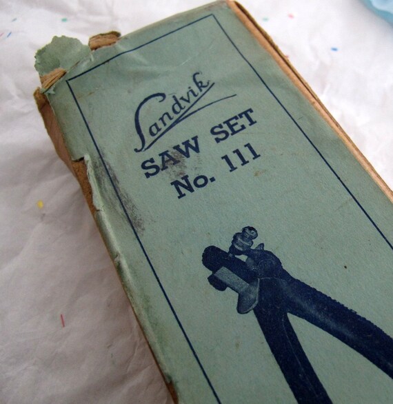 Sandvik Saw Set No. 111 Vintage New Unopened by SandrasCornerStore