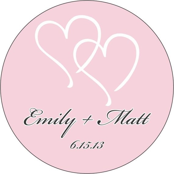 Thank You Wedding Stickers Personalized with your text and colors - Compare and Save Il_570xn