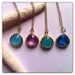 Ocean Glass Charm Necklace