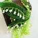 Beaded Necklace Lilies of the valley. Necklace Muguet. Beadweaving necklace. hand made