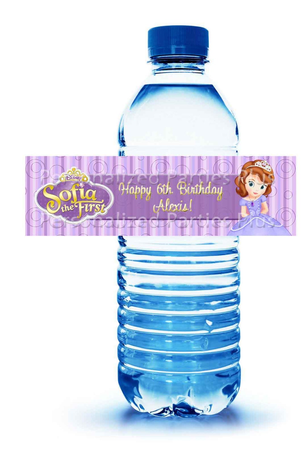 Sofia the First "Happy Birthday" water bottle labels: Downloadable & Printable Il_570xn