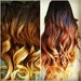 14" Clip-In Hair Extensions Custom Colored or Ombre