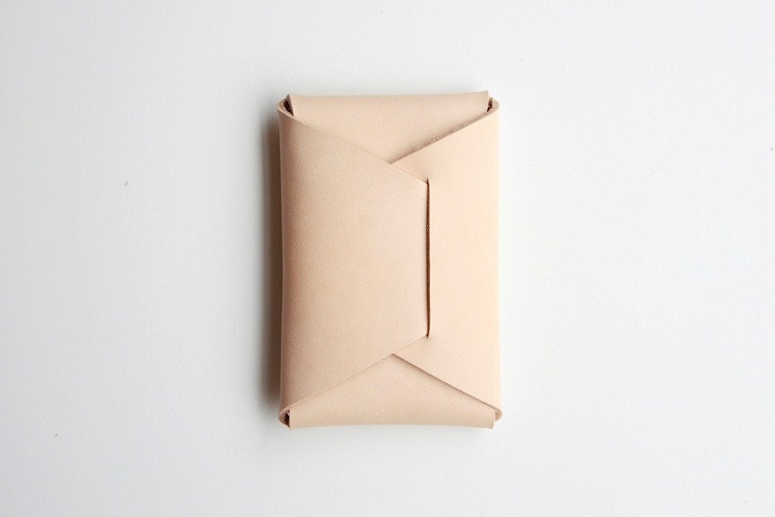 The Folded Card Carry - Natural - ApogeeHandmade