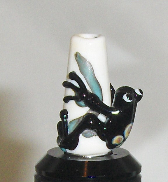 Glass Drip Tip. BLACK FROG.