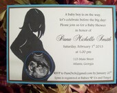 Sonogram Baby Gender Announcements/Baby Shower Invites Il_170x135