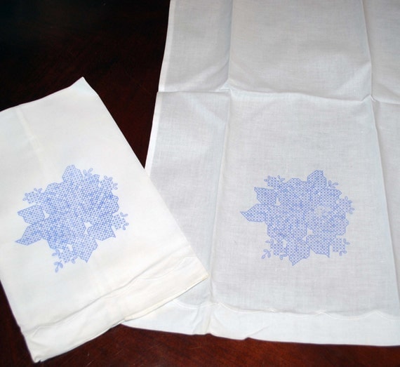 Dish Towel for Embroidery Stamped Cotton by RavensSupplies