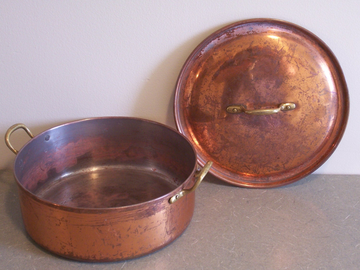 Tagus Copper Sauce Pan R84 by BarnOwlSales on Etsy