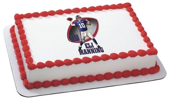 NFL - ELI MANNING Edible Image Cake Topper Il_570xn