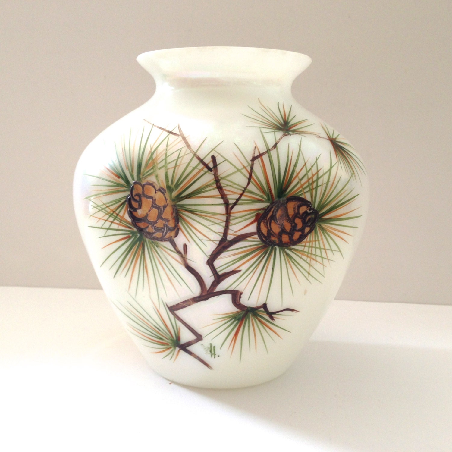 Signed Consolidated Glass Number 1384 Pine Cone by JanvierRoad