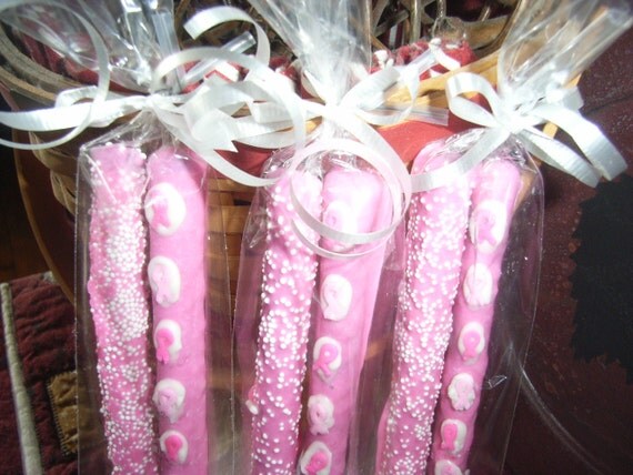 Breast Cancer Awareness Chocolate Covered by AuntKeensKandy
