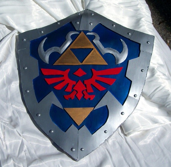 Items similar to Legend of Zelda Ocarina of Time Hylian Shield Cosplay